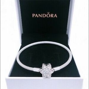 Pandora  Moments Shine Bright Mesh Bracelet